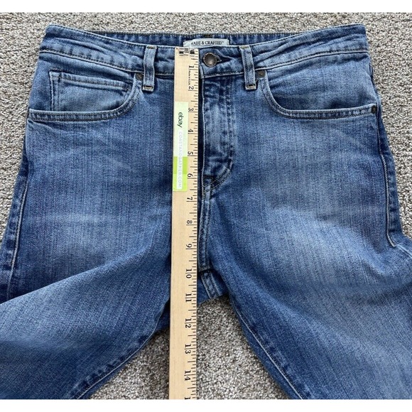 Levis Made & Crafted Jeans Mens 31x27* Blue Needle Narrow Slim Fit Stretch Denim - Picture 15 of 16